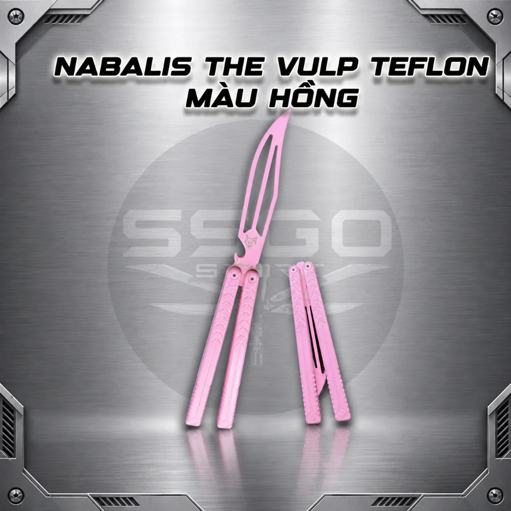 Nabalis The Vulp Balisong Nhôm 7 Teflon - Soha Balisong